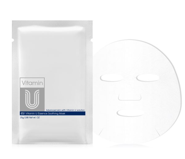 Тканинна заспокійлива маска CU Skin Vitamin U Essence Soothing Mask 25 г