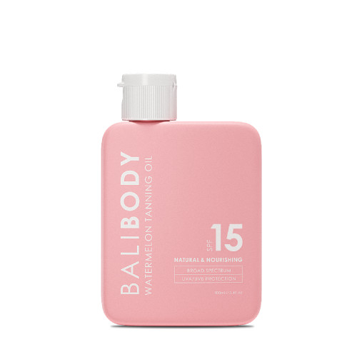 Масло для засмаги з насінням кавуна SPF15 Bali Body Watermelon Tanning Oil 100 мл