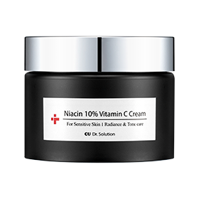 Освітлюючий крем з ніацинамідом 10% та вітаміном C CU Skin Niacin 10% Vitamin C Cream 50 мл