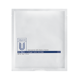 Гідрогелева маска подвійної дії для наповнення та сяйва шкіри CU Skin Vitamin U Collagen Hydro Gel Mask 34 г