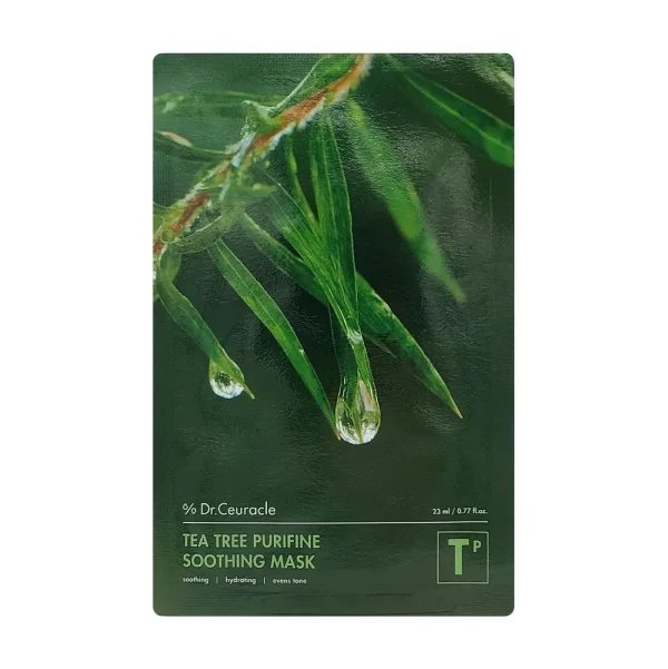 Заспокійлива маска з екстрактом чайного дерева Dr.Ceuracle Tea Tree Purifine Soothing Mask, 23 мл * 1шт