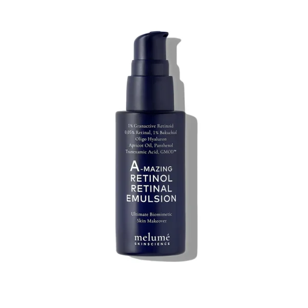 Melume  A-mazing Retinol Retinal Micro Emulsion – Нічна мікроемульсія з ретиноїдом і ретиналем 30 мл