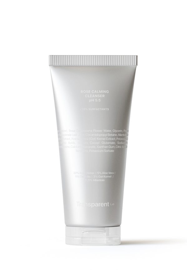 Ніжний очищувач для обличчя Transparent Lab ROSE CALMING CLEANSER 150 мл
