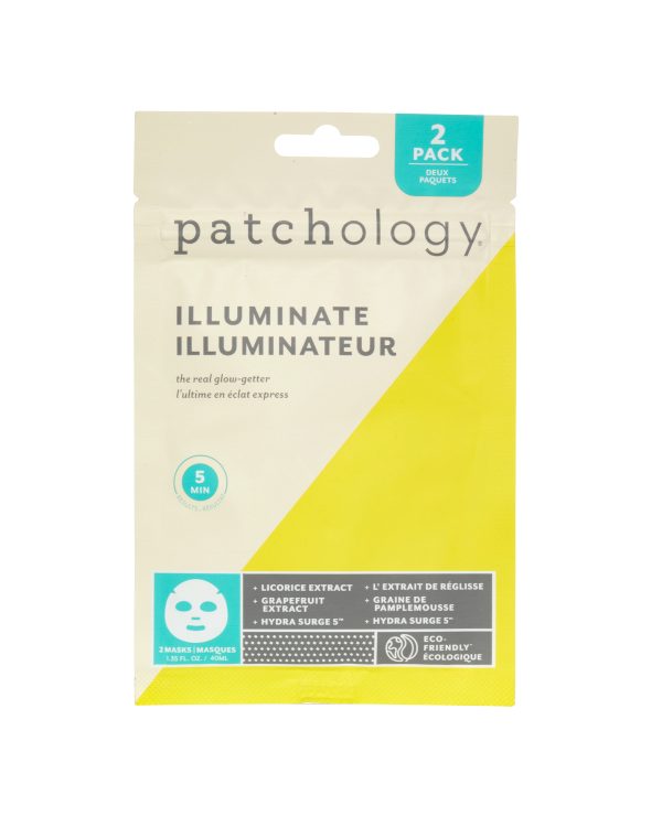 Patchology FlashMasque Illuminate Маска для сяйва шкіри 2 шт
