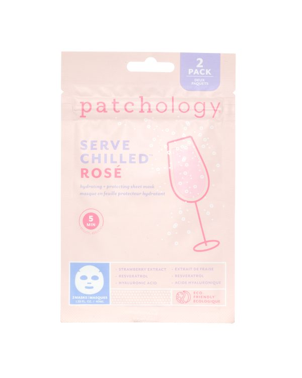 Patchology Serve Chilled Rose  Освіжаюча маска з екстрактом троянди 2 шт