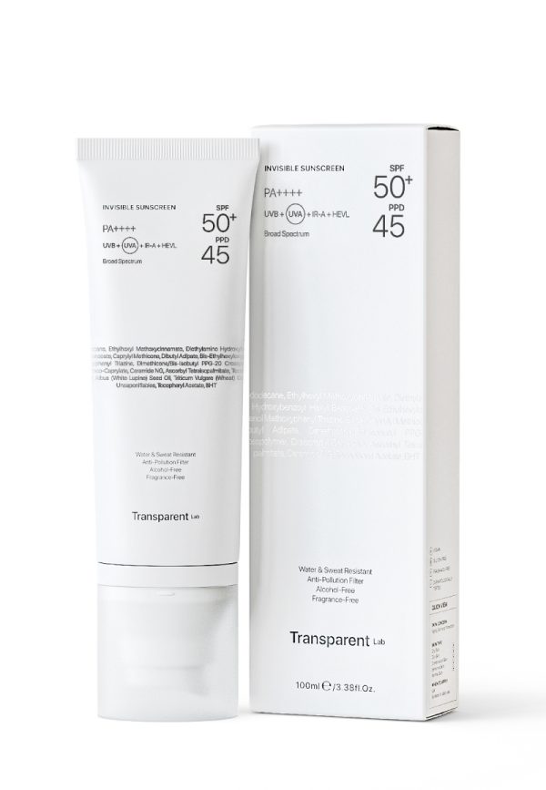 Невидимий сонцезахисний крем Transparent Lab INVISIBLE SUNSCREEN SPF50+100 мл