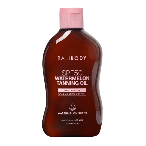 Масло для засмаги з насінням кавуна SPF50 Bali Body Watermelon Tanning 100 мл