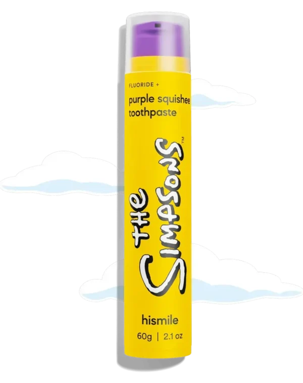 Зубна паста з фруктовим ароматом Hismile The Simpsons Purple Squishee Toothpaste 60 г