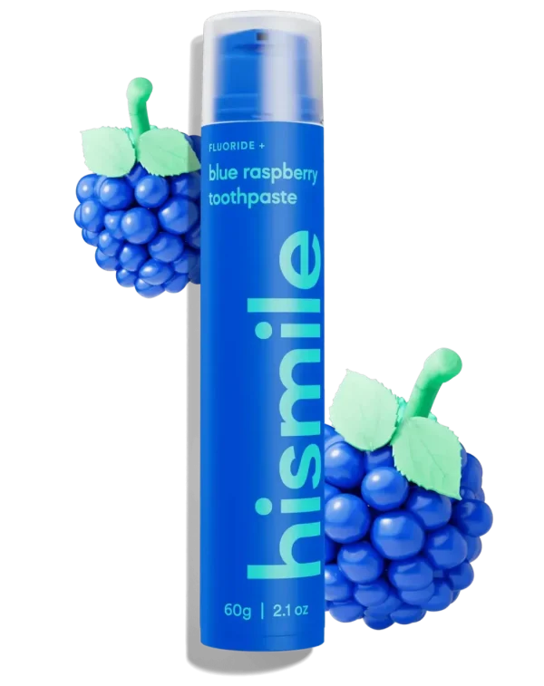 Зубна паста зі смаком блакитної малини Hismile Blue Raspberry Toothpaste 60 г