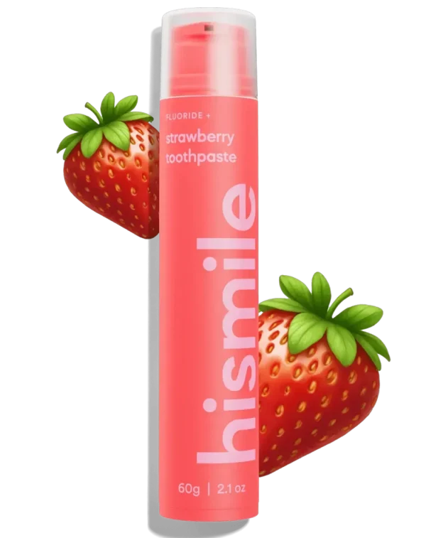 Зубна паста зі смаком полуниці Hismile Strawberry Toothpaste 60 г