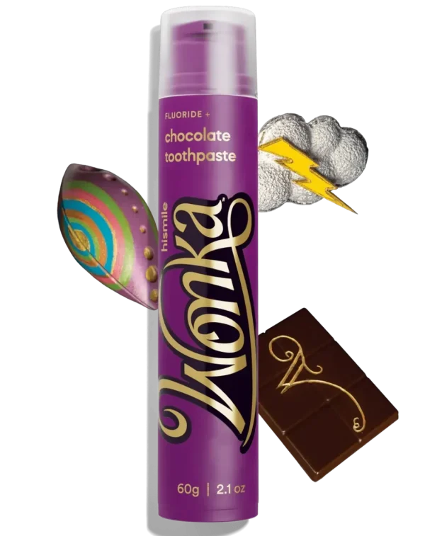 Зубна паста зі смаком шоколаду Hismile Wonka Chocolate Toothpaste 60 г