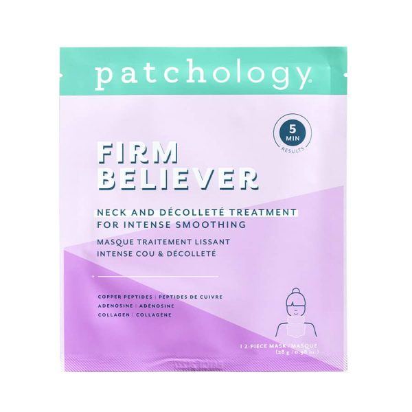 Розгладжуюча маска для шиї та декольте Patchology Firm Believer Neck  Decollete Treatment