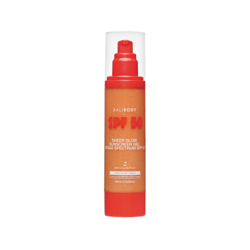 Сонцезахисний гель SPF50 з ефектом природного сяйва Bali Body Sheer Glow Sunscreen Gel 95 мл