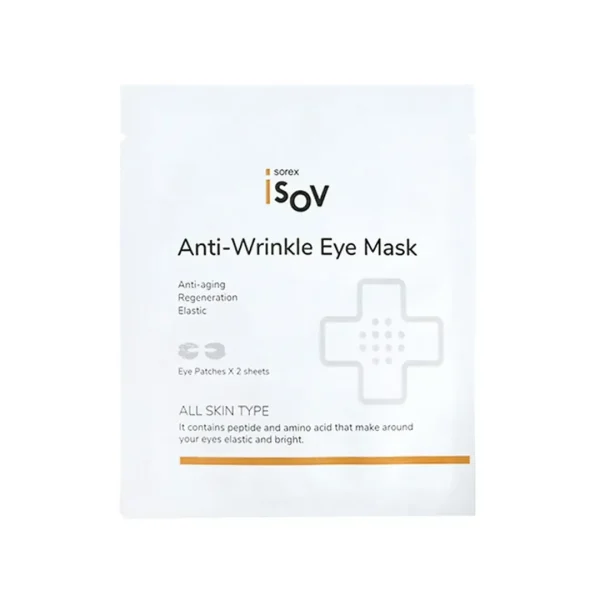 Подвійні тканинні патчі для верхньої i нижньої повік Isov Sorex Anti-Wrinkle Eye Mask
