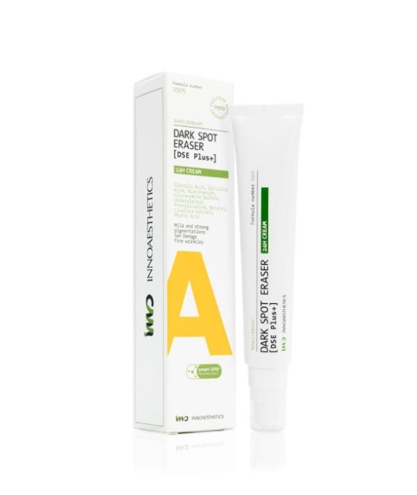 Крем з кислотами, ретинолом для освітлення шкіри Innoaesthetics Dark Spot Eraser 24H Cream 50 г