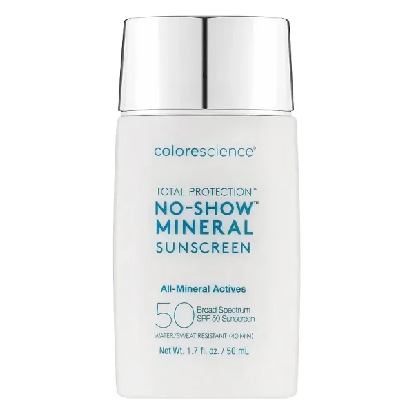 Прозорий мінеральний сонцезахисний флюїд Colorescience – No-Show Mineral Sunscreen SPF 50