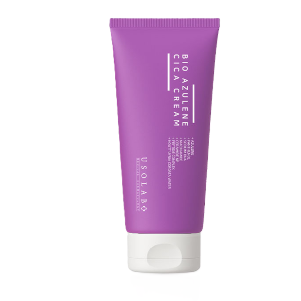 Заспокійливий та відновлюючий ламелярний крем Usolab Bio Azulene Cica Cream 70 мл